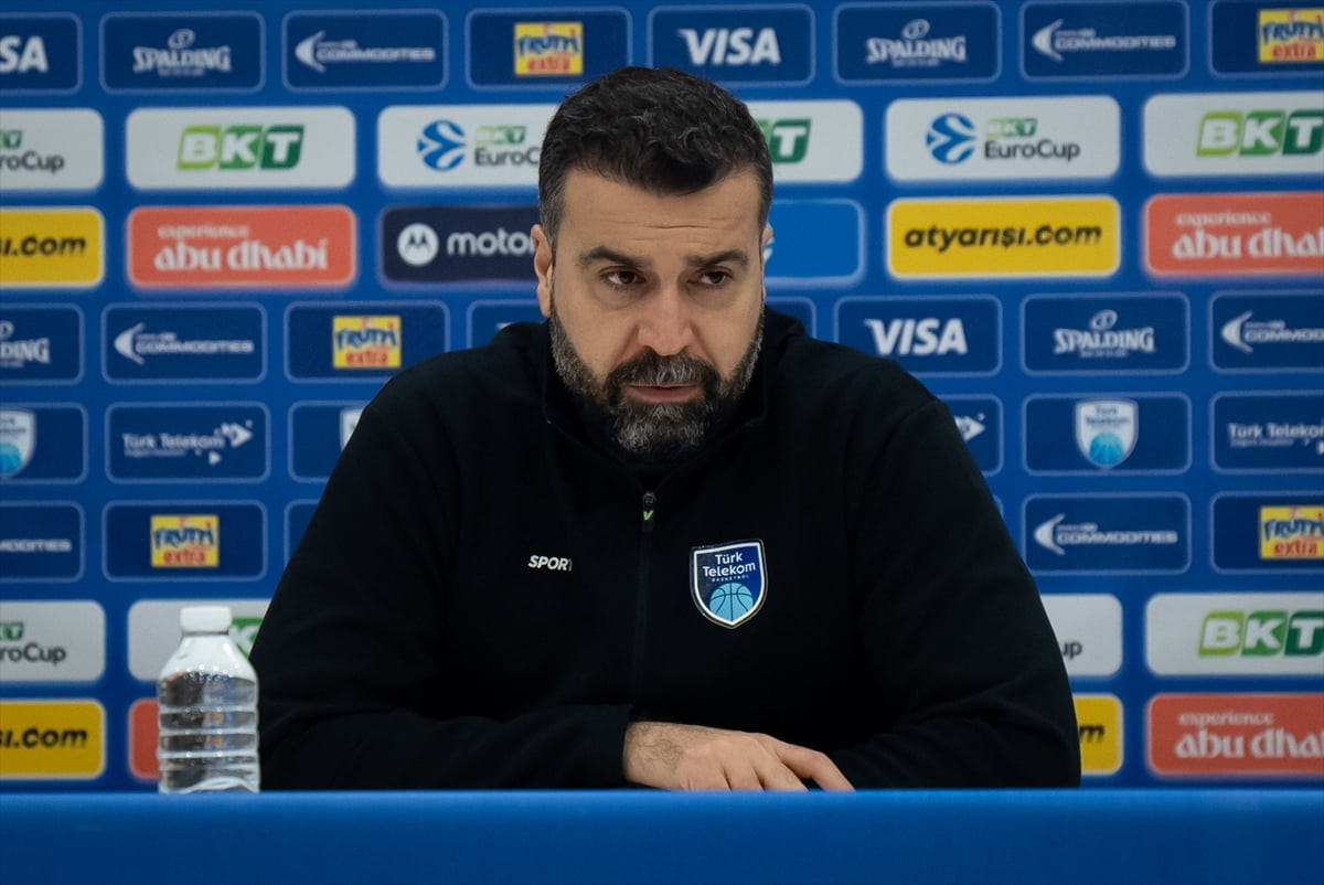 Basketbol BTK Avrupa Kupası B Grubu'ndaki 13. maçında Türk Telekom ile İtalya ekibi Dolomiti...