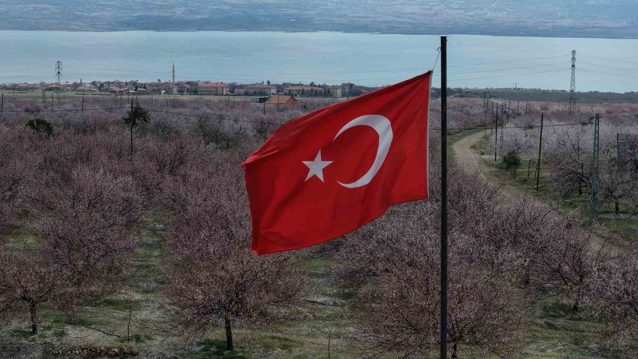 BASKİL’DE KAYISI BAHÇELERİ ÇİÇEK AÇTI, BEYAZA BÜRÜNEN AĞAÇLAR DRON KAMERAHAVADAN GÖRÜNTÜLENDİ....