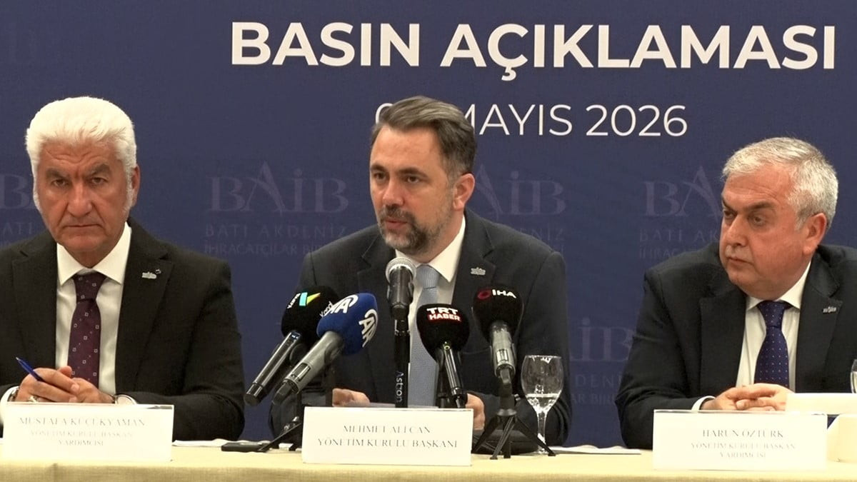 BATI AKDENİZ İHRACATÇILAR BİRLİĞİ (BAİB) BAŞKANI MEHMET ALİ CAN AÇIKLAMALARDA BULUNDU