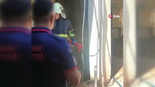 Batman’da ev yangınında 2 kişi dumandan etkilendi