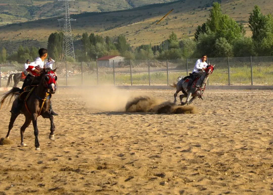 BAYBURT’TA CİRİTÇİLER 15 TEMMUZ İÇİN SAHAYA ÇIKTI