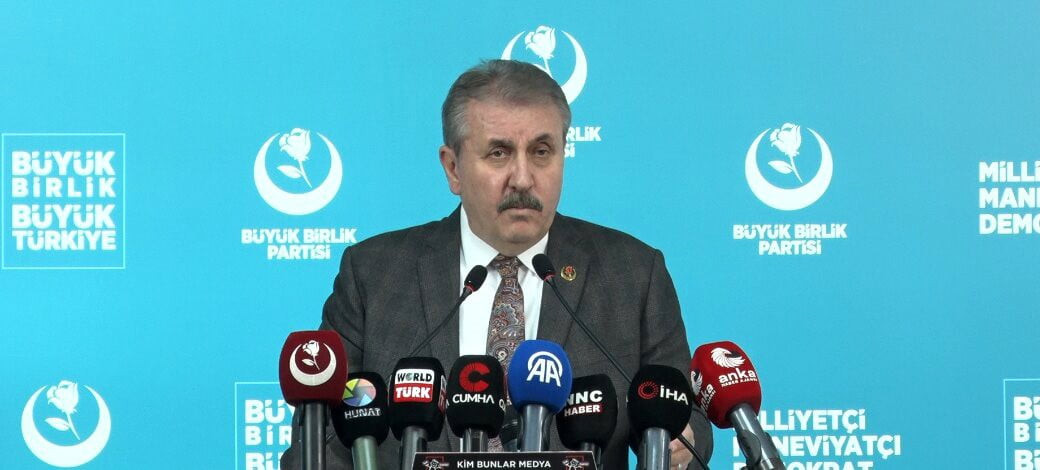 BBP GENEL BAŞKANI MUSTAFA DESTİCİ, PARTİ GENEL MERKEZİNDE BASIN TOPLANTISI DÜZENLEDİ