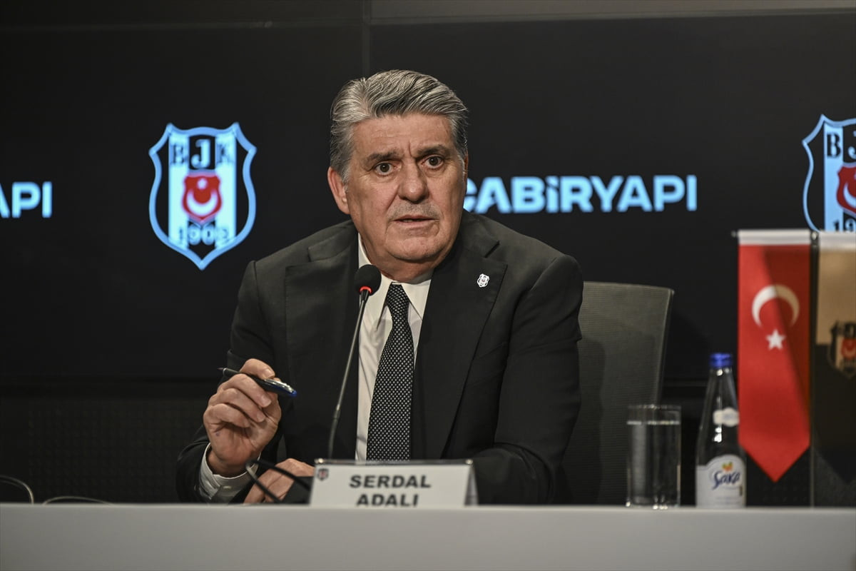 Beşiktaş Kulübü Başkanı Serdal Adalı, Trendyol Süper Lig'de yarın sahalarında Galatasaray ile...