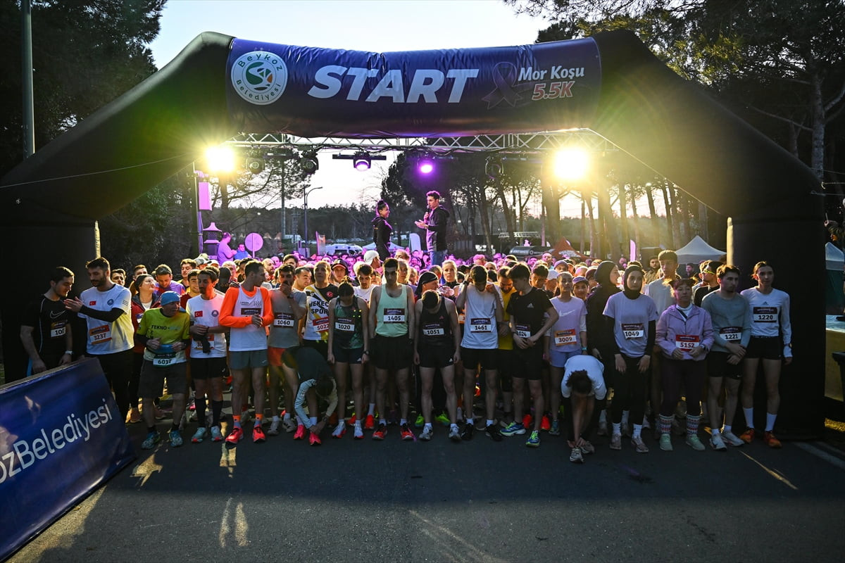 Beykoz Belediyesince 26 Mart Dünya Epilepsi Farkındalık Günü dolayısıyla Mor Koşu etkinliği...