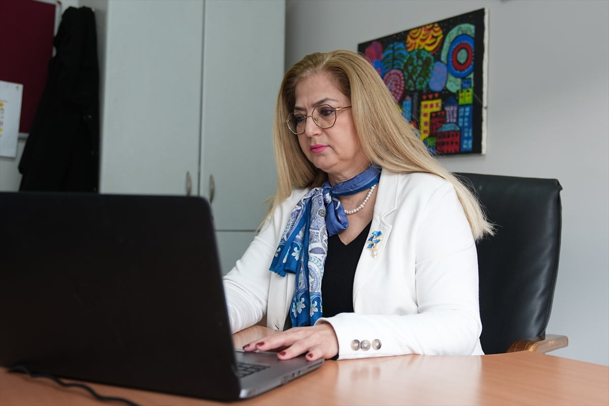 Beykoz Şehit Er Ersin Güner Ortaokulu Rehber Öğretmeni Özlem Horasan, Anadolu Ajansının (AA)...