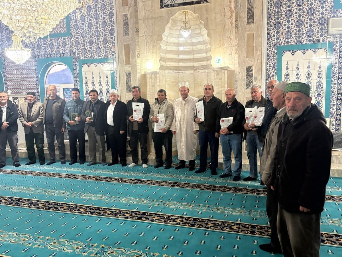 BİLECİK İL MÜFTÜSÜ AHMET DİLEK, BİLECİK'İN SÖĞÜT İLÇESİNE BAĞLI KÜRE KÖYÜNDE DÜZENLENEN SABAH...