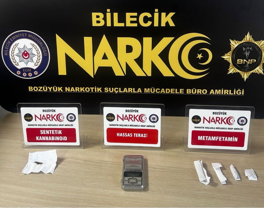 BİLECİK'TE UYUŞTURUCU OPERASYONU