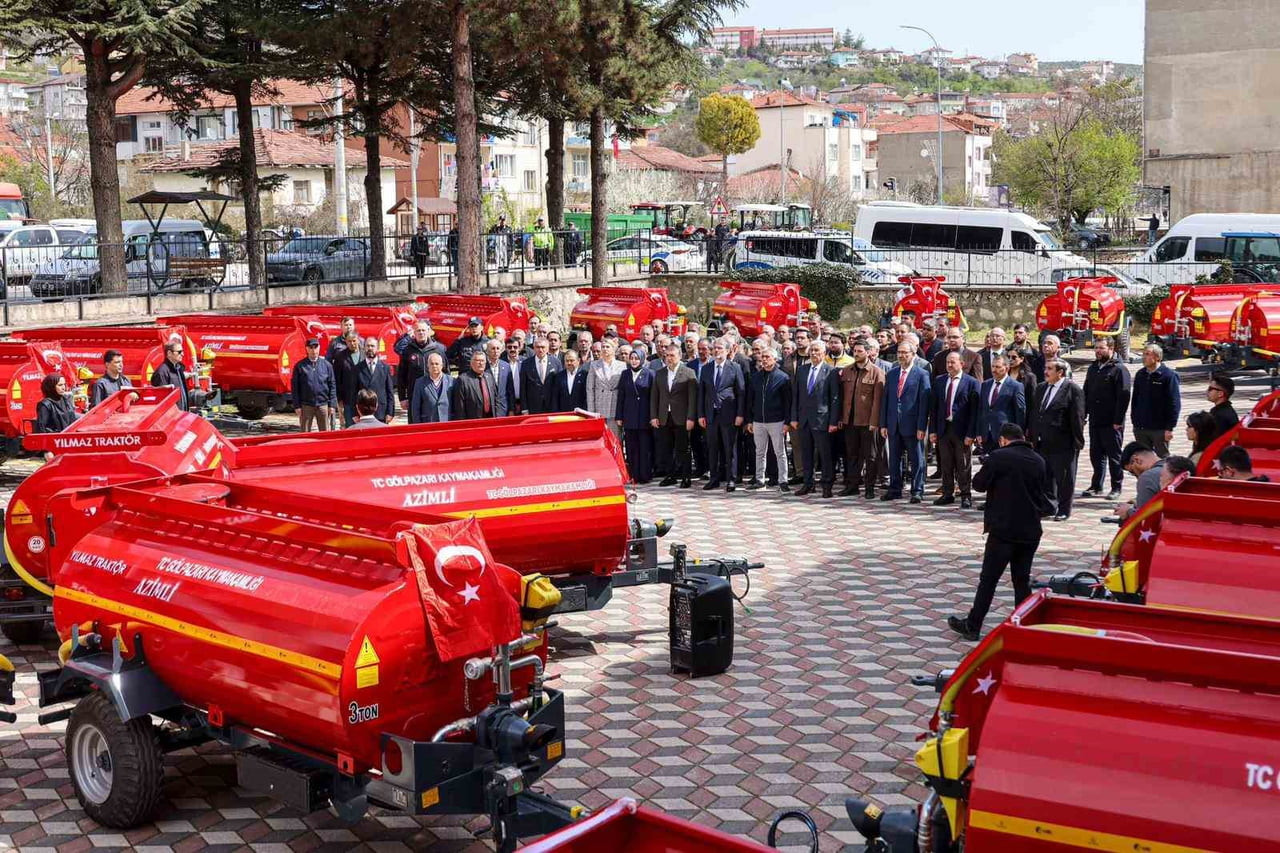 BİLECİK’TE 31 ADET YANGIN SÖNDÜRME TANKERİ KÖYLERE DAĞITILDI