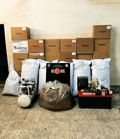 BİLECİK’TE KAÇAKÇILIK OPERASYONU: 169 BİN 400 MAKARON ELE GEÇİRİLDİ