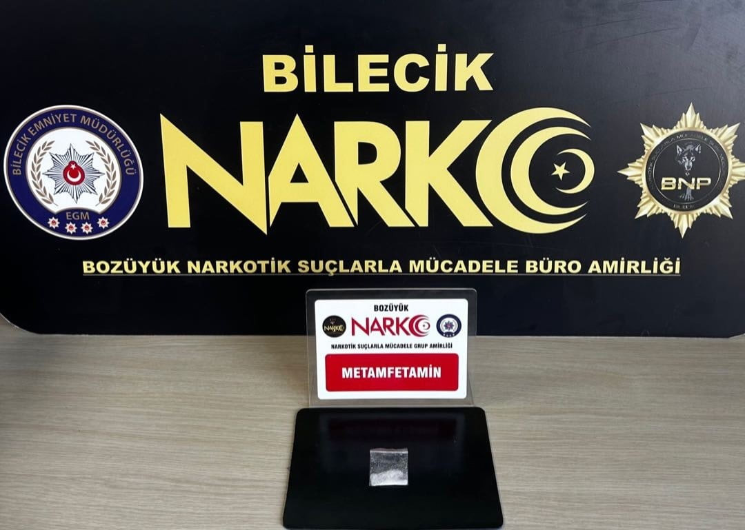 BİLECİK’TE UYUŞTURUCU OPERASYONU: 1 GÖZALTI