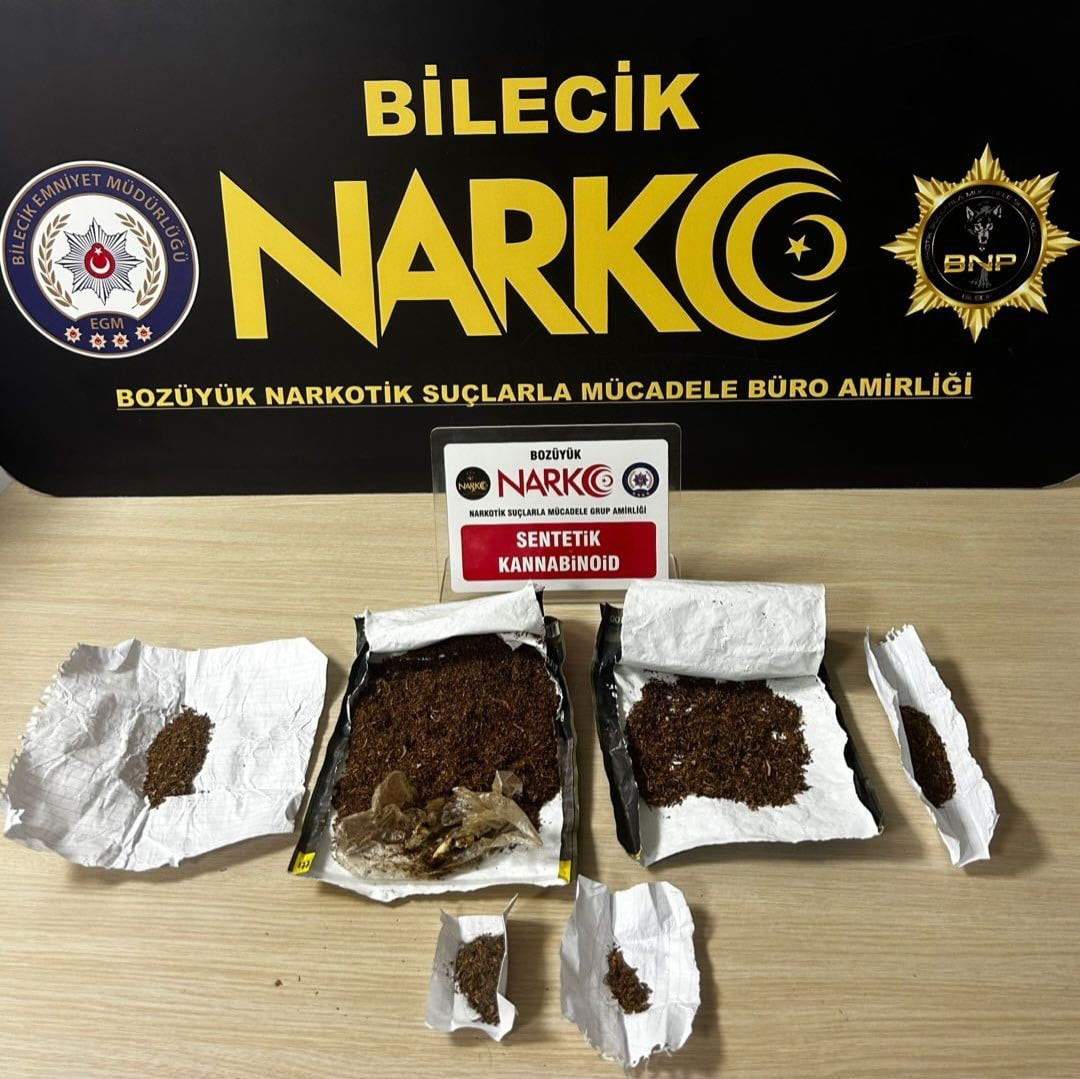 BİLECİK’TE UYUŞTURUCU OPERASYONU: 2 GÖZALTI