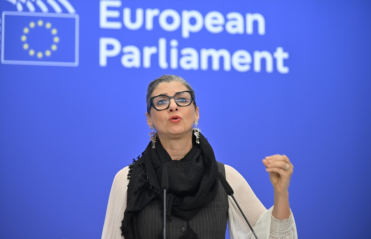 Birleşmiş Milletler (BM) Filistin Özel Raportörü Francesca Albanese, Brüksel’de Avrupa...