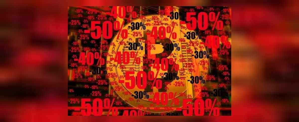 bitcoinde sert düşüş