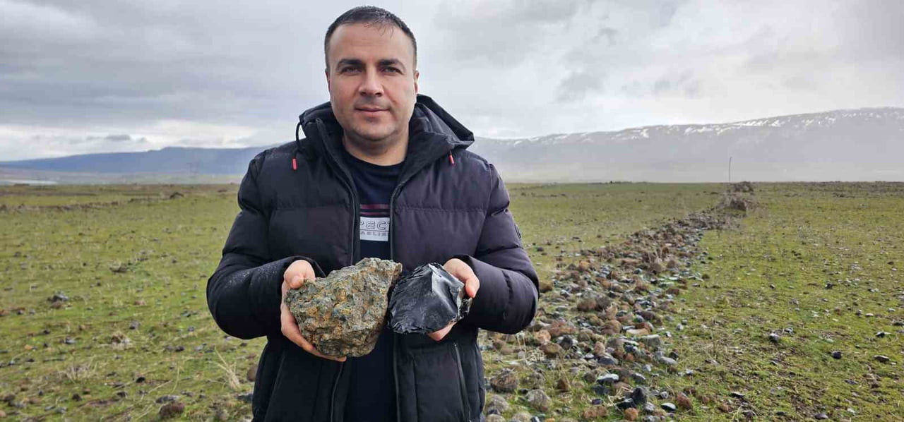 BİTLİS’İN GÜROYMAK İLÇESİNE BAĞLI GÖLBAŞI BELDESİNİN NEMRUT KALDERASI ETEKLERİNDE BULUNAN OBSİDYEN...