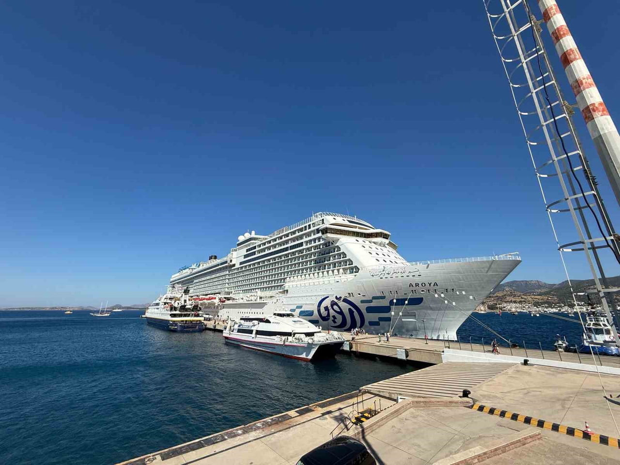 BODRUM’A KRUVAZİYER HAREKETLİLİĞİ: 3 BİN 292 YOLCU GELDİ