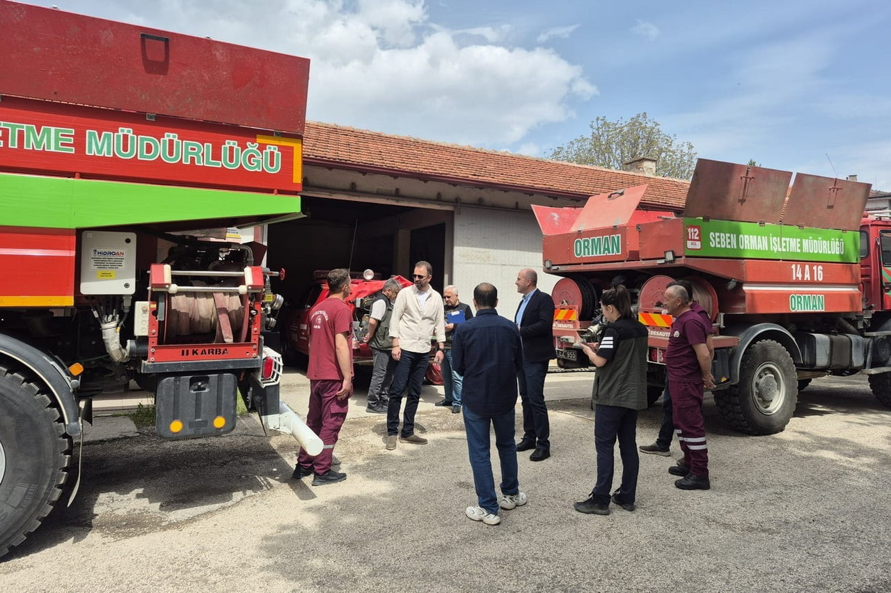 BOLU ORMAN BÖLGE MÜDÜRLÜĞÜ TARAFINDAN, YAKLAŞAN ORMAN YANGINLARI SEZONU ÖNCESİNDE YANGINLA...