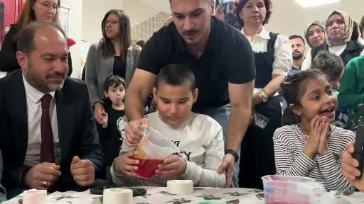 Bolu'da özel öğrenciler, atık yağlardan sabun yapmayı öğrendi