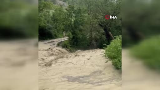Bolu’da dereler taştı, tarım arazileri sular altında kaldı