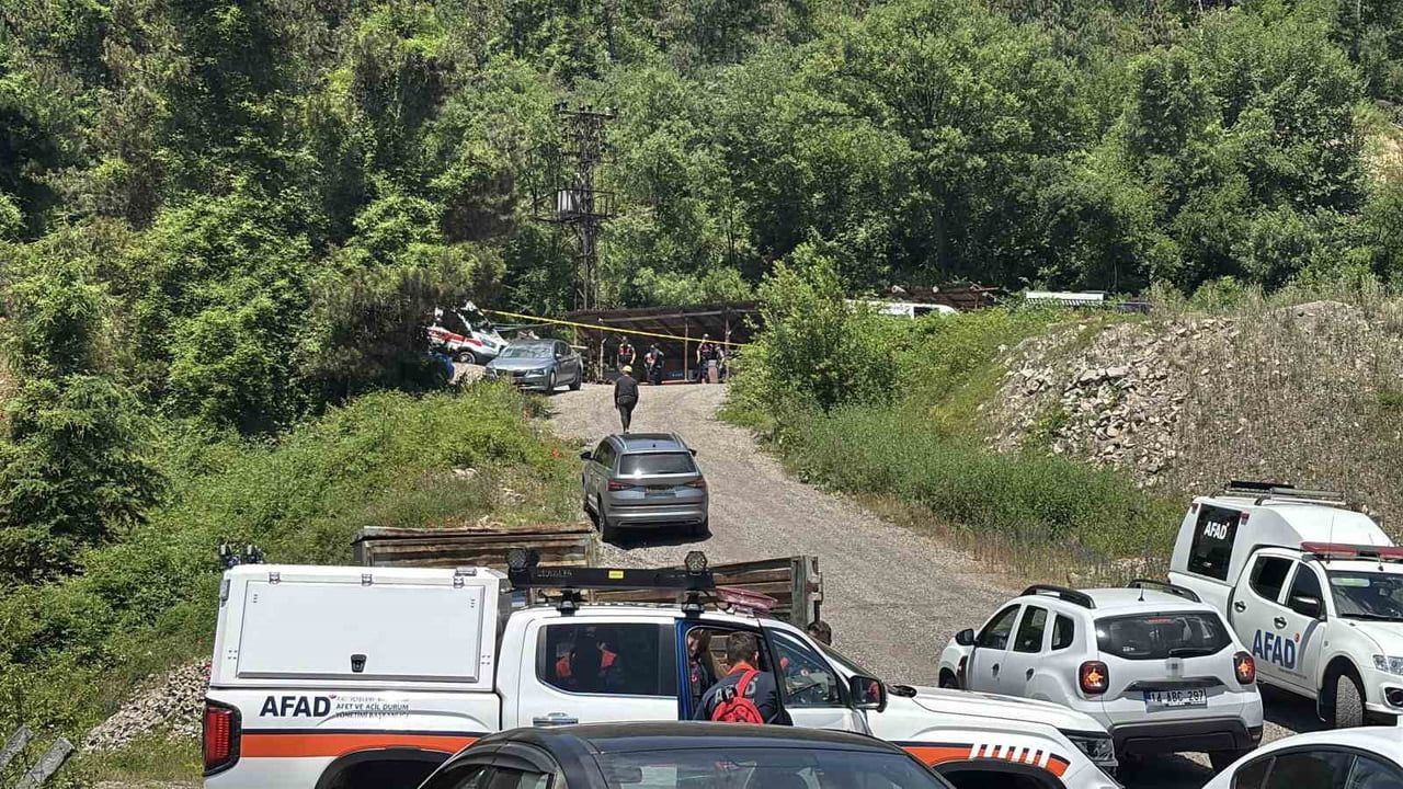Bolu'da maden göçüğünde 12 saat geride kaldı