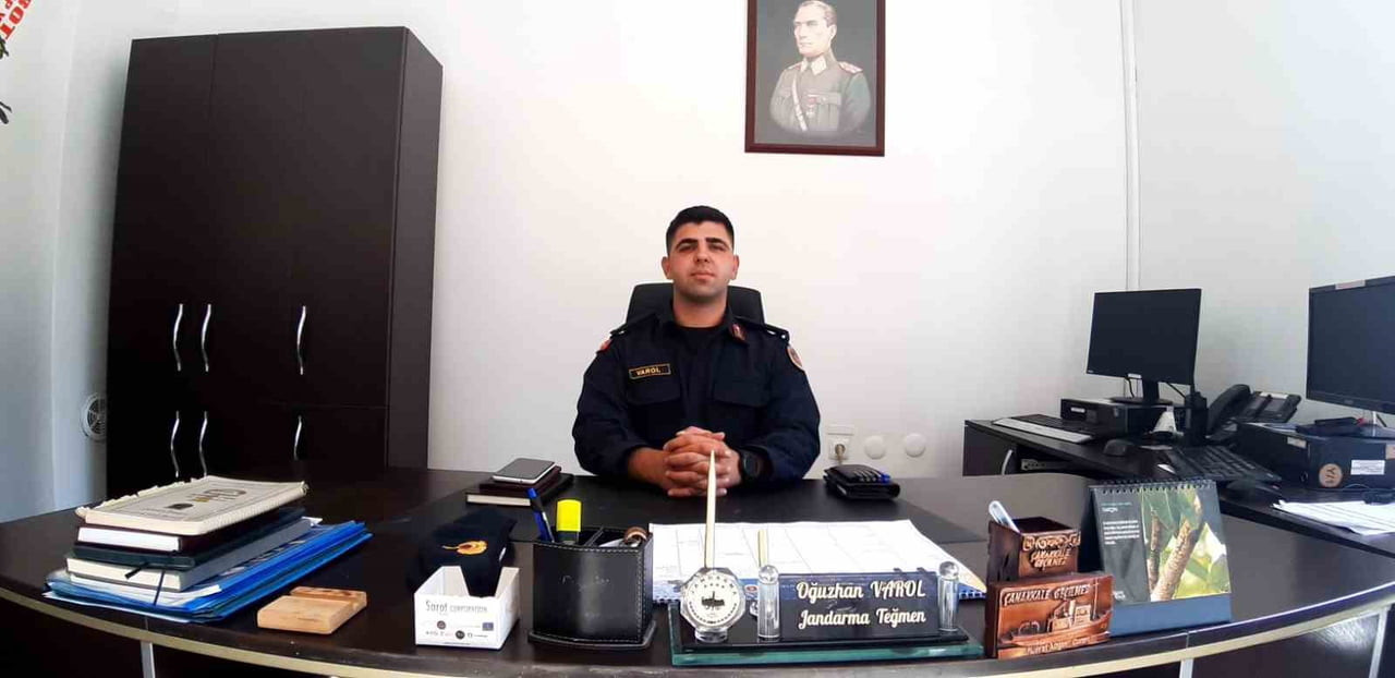 BOLU’NUN MUDURNU İLÇESİNDE KARAKOL KOMUTANI OLARAK GÖREV YAPAN 27 YAŞINDAKİ JANDARMA ÜSTEĞMEN...