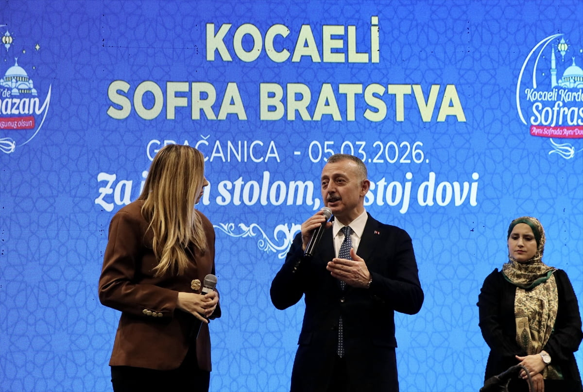 Bosna Hersek'in Gracanica kentinde Kocaeli Büyükşehir Belediyesi ve Türkiye Maarif Vakfı...