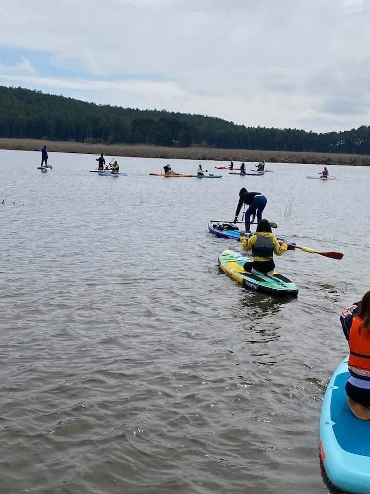 BULDAN İLÇESİNDE BULUNAN VE BİN 150 RAKIMA SAHİP SÜLEYMANLI YAYLA GÖLÜ, KANO SPORCULARINI...