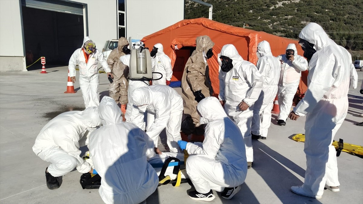 Burdur'un Bucak ilçesinde kimyasal, biyolojik, radyoaktif ve nükleer (KBRN) olaylara hazırlık ve...