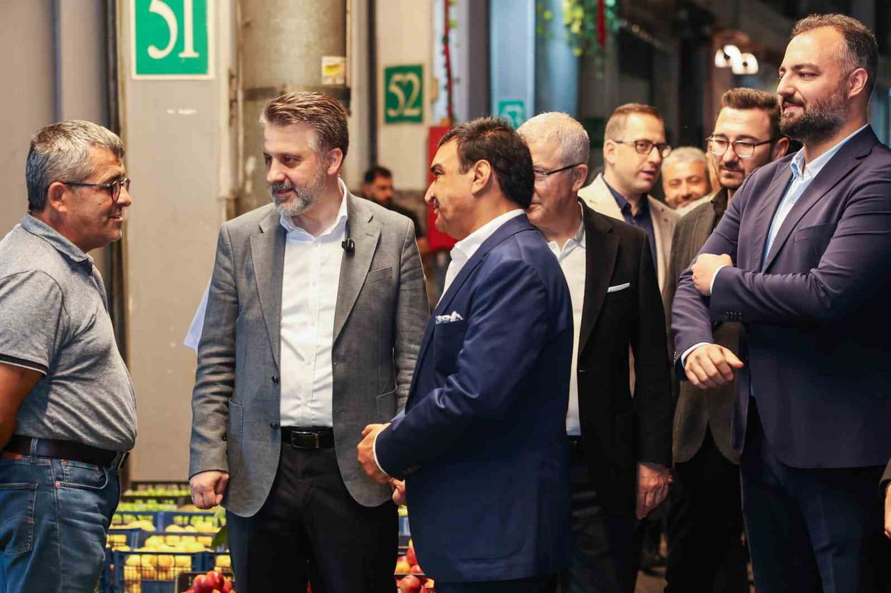 BURSA BÜYÜKŞEHİR BELEDİYESİ BAŞKAN VEKİLİ ŞAHİN BİBA, BURSA HİKMET ŞAHİN KENT HALİ ESNAFI VE...