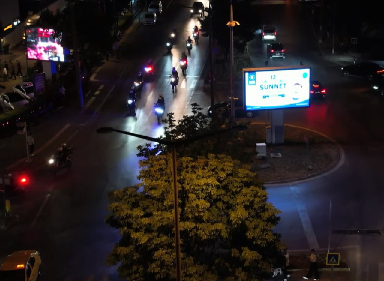BURSA EMNİYET MÜDÜRLÜĞÜ EKİPLERİ, NİLÜFER İLÇESİNE BAĞLI GÖRÜKLE MAHALLESİ'NDE KAMU DÜZENİNİN...