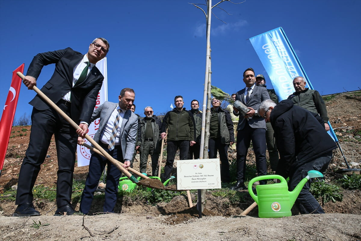 Bursa Orman Bölge Müdürlüğü tarafından Orman Haftası kapsamında Gürsu ilçesinde, geçen yaz...