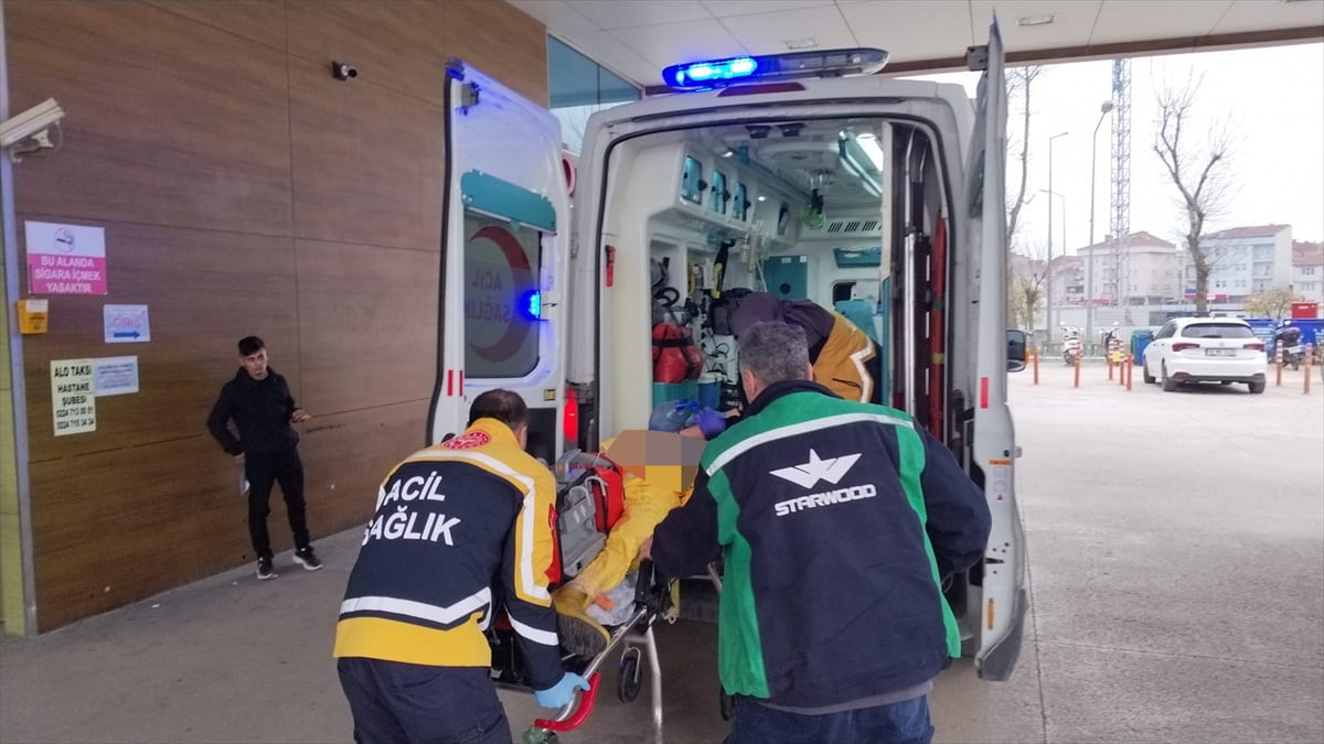 Bursa’nın İnegöl ilçesinde faaliyet gösteren bir orman ürünleri fabrikasında, kimyasal kazanı...