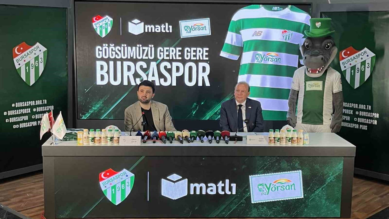 BURSASPOR, 2026-2027 SEZONUNU KAPSAYAN VE YILLIK 70 MİLYONLUK GETİRİSİ OLAN FORMA GÖĞÜS...
