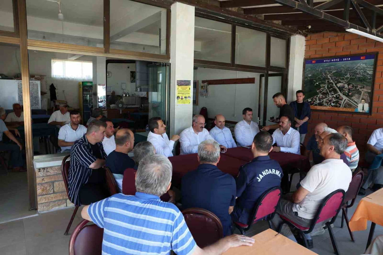 ÇANAKKALE VALİSİ DOÇ. DR. ÖMER TORAMAN ÇAN İLÇESİNE BAĞLI ETİLİ KÖYÜ'NÜ ZİYARET EDEREK...