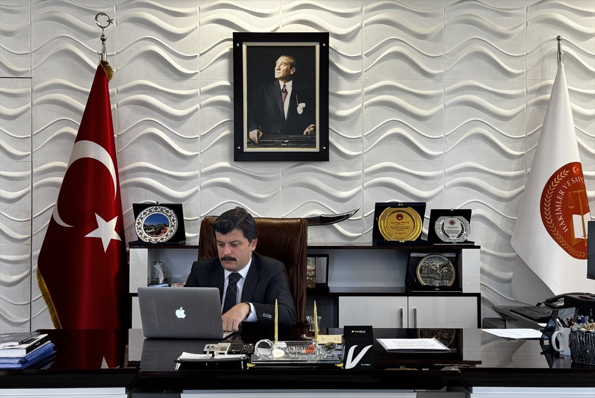 Çankırı Cumhuriyet Başsavcısı Huzeyfe Yücedağ, Anadolu Ajansının (AA) gözünden 2025'e damga vuran...