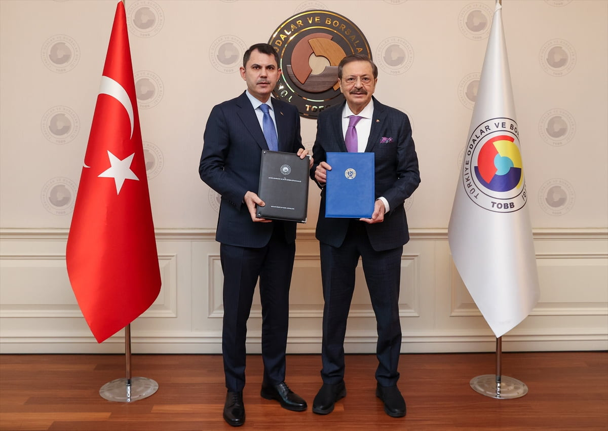 Çevre, Şehircilik ve İklim Değişikliği Bakanı Murat Kurum ile Türkiye Odalar ve Borsalar Birliği...