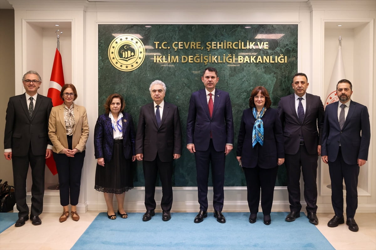 Çevre, Şehircilik ve İklim Değişikliği Bakanı Murat Kurum, Uluslararası Enerji Ajansı Başkanı...