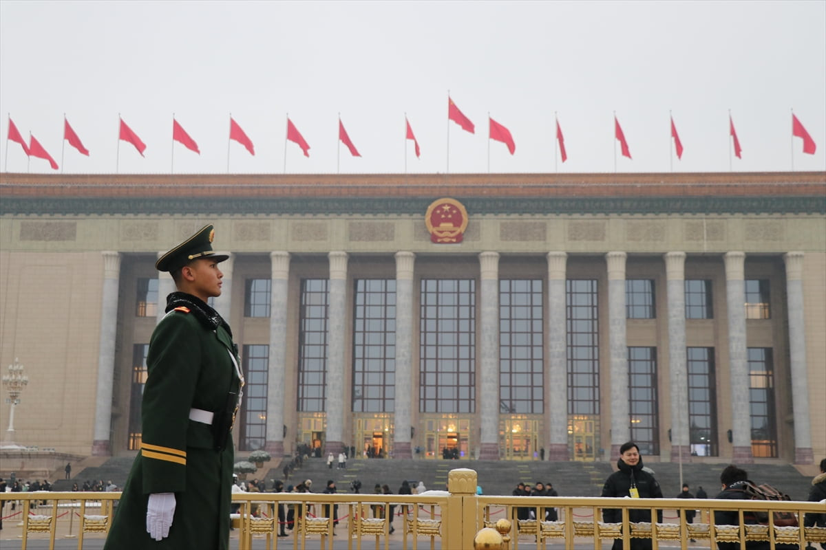 Çin’in yasama organı Ulusal Halk Kongresinin (ÇUHK) yıllık genel kurulunun açılış oturumu...