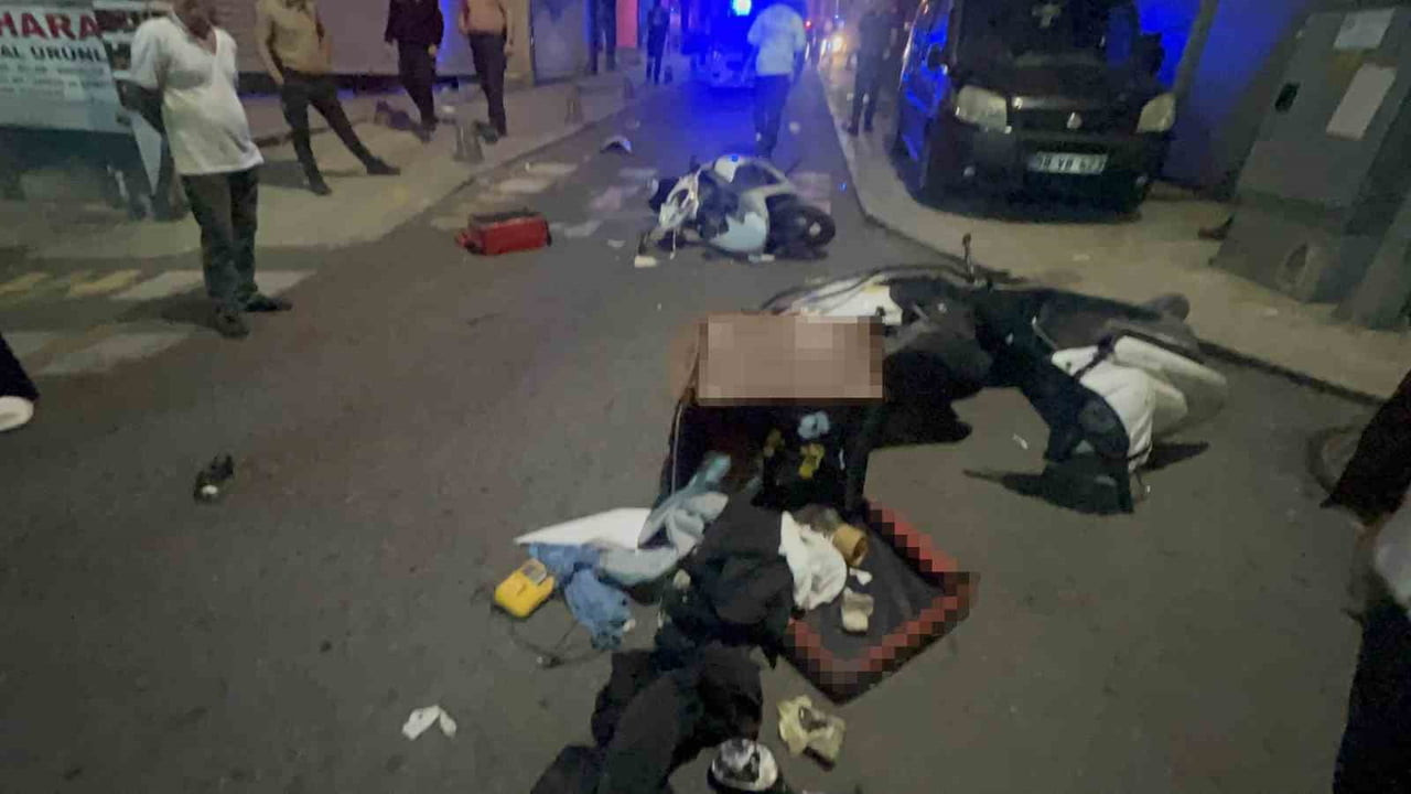 ÇORLU’DA 2 KİŞİNİN YARALANDIĞI KAVGA ANI KAMERADA