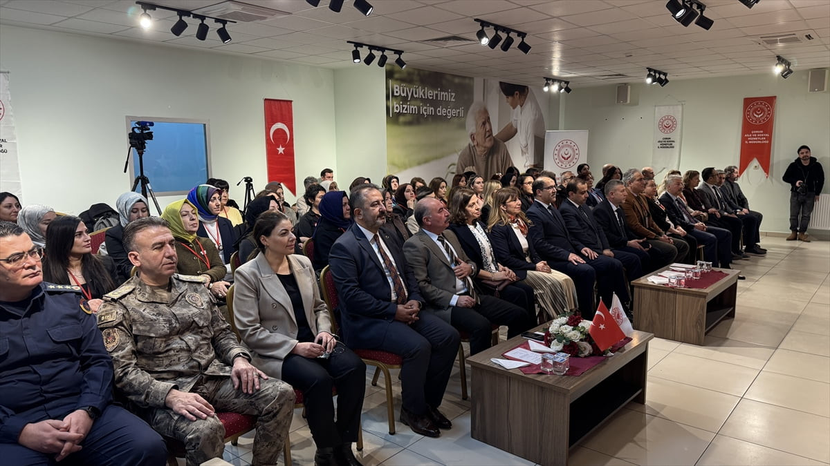 Çorum Aile ve Sosyal Hizmetler İl Müdürlüğünce "Kadına Yönelik Şiddetle Mücadele İl Eylem Planı...