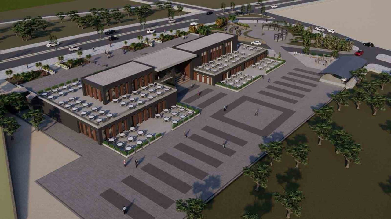 ÇORUM BELEDİYESİ TARAFINDAN 100.YIL MİLLET BAHÇESİ İÇERİSİNDE PLANLANAN TERAS BAHÇE VE YER ALTI...