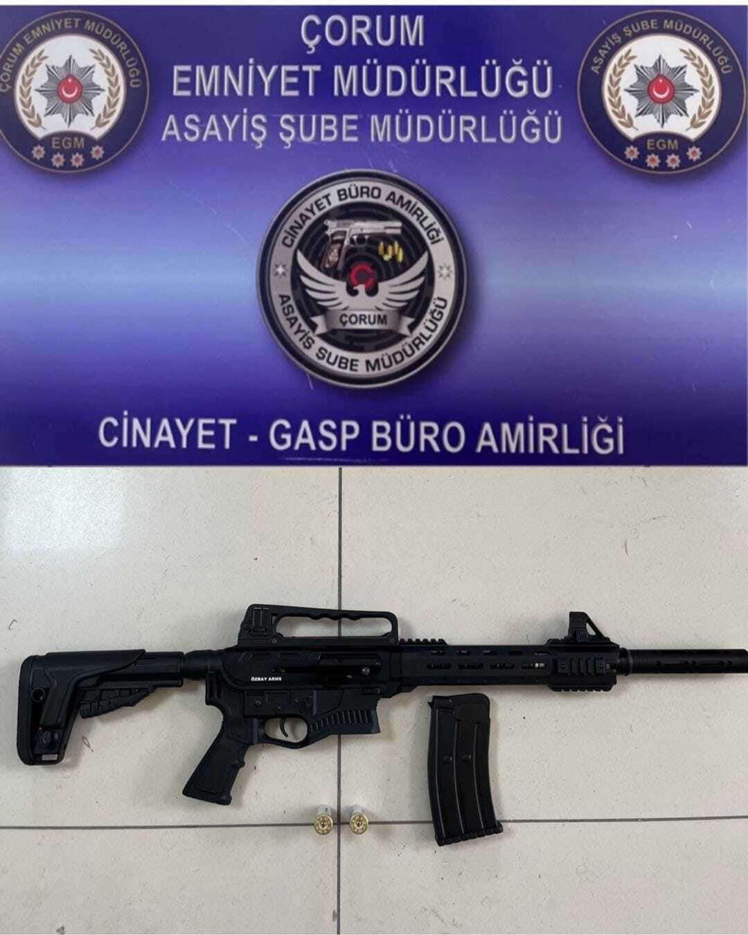ÇORUM’DA POLİS EKİPLERİ TARAFINDAN GERÇEKLEŞTİRİLEN ÇALIŞMALAR NETİCESİNDE HAKKINDA YAKALAMA...