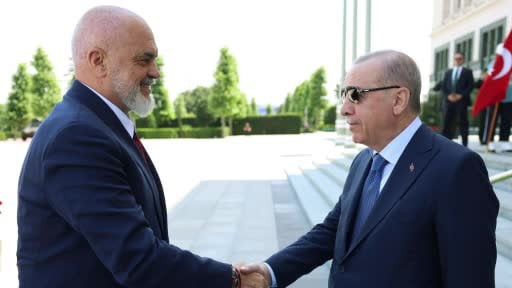 Cumhurbaşkanı Erdoğan, Arnavutluk Başbakanı Edi Rama'yı kabul etti