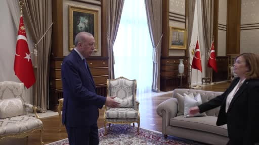 Cumhurbaşkanı Erdoğan, İspanya Anayasa Mahkemesi Başkanvekili Huertas'i kabul etti
