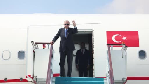 Cumhurbaşkanı Erdoğan Katar'a gitti
