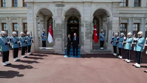 Cumhurbaşkanı Erdoğan, Singapur Başbakanı Wong'u kabul etti