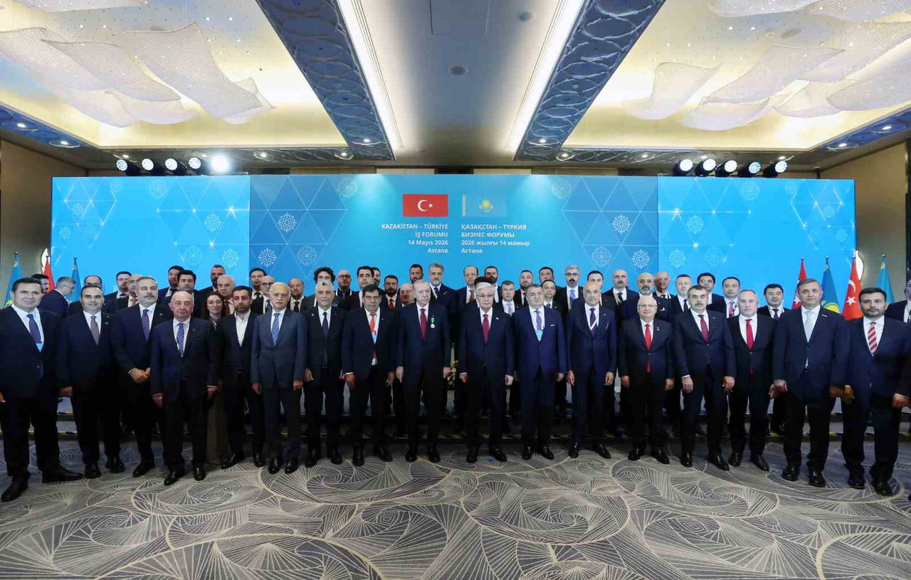 CUMHURBAŞKANI ERDOĞAN, TÜRKİYE-KAZAKİSTAN İŞ FORUMU KAPANIŞ TOPLANTISINA KATILDI
