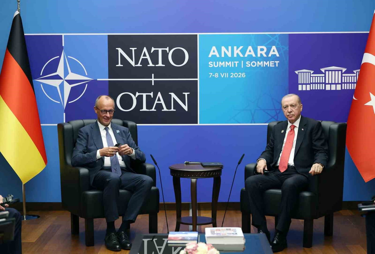 CUMHURBAŞKANI RECEP TAYYİP ERDOĞAN, ALMANYA BAŞBAKANI FRİEDRİCH MERZ İLE BİR ARAYA GELDİ