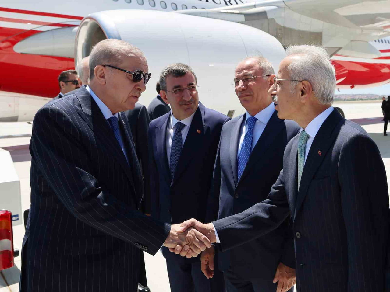 CUMHURBAŞKANI RECEP TAYYİP ERDOĞAN, ANKARA HAVALİMANI'NDA DÜZENLENECEK ANKARA HAVALİMANI VE...