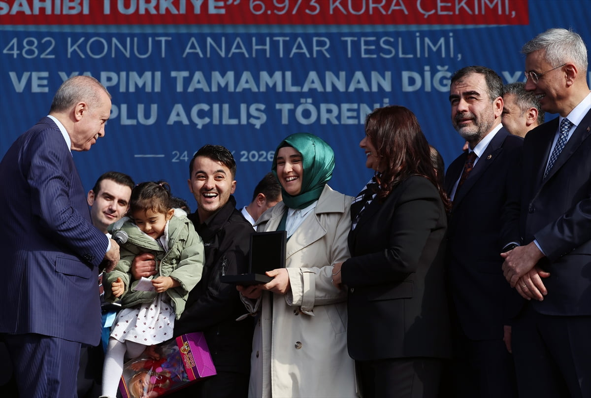 Cumhurbaşkanı Recep Tayyip Erdoğan, Aydın’da 'Ev Sahibi Türkiye' 6973 Kura Çekimi, 1482 Konut...