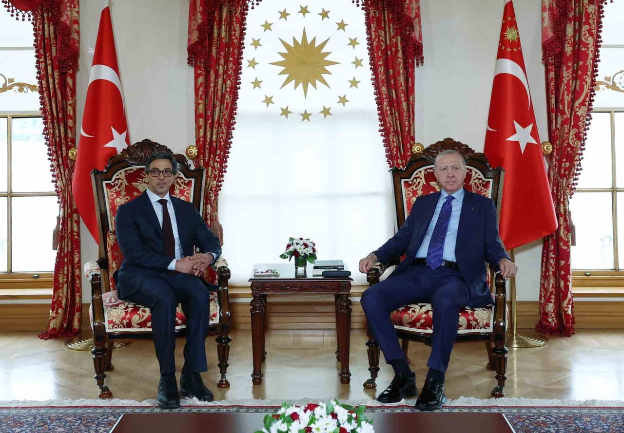 CUMHURBAŞKANI RECEP TAYYİP ERDOĞAN, BİRLEŞİK ARAP EMİRLİKLERİ (BAE) DEVLET BAŞKAN YARDIMCISI ŞEYH...